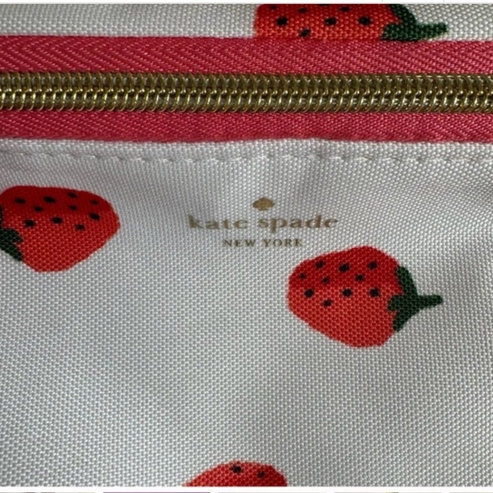 Kate Spade Strawberry Print Cooler Bag - Picture 2 of 4